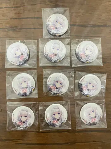 Summer Pockets 나루세 시로하 44mm 캔뱃지 10개