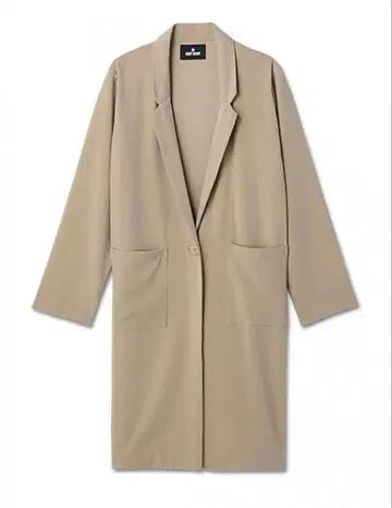 새상품 마리콴트 롱 테일러드 자켓 베이지 테일러드 자켓