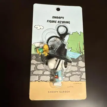 스누피 피규어 키링 스누피 정원