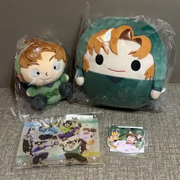 닌타마 란타로 젠포지 잇사쿠 봉제 인형 & 굿즈 4종 세트