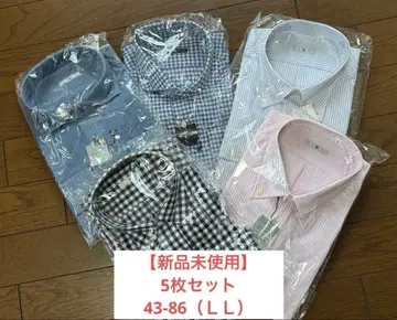 [ 새상품 미사용 ] 슈트 셀렉트 43-86 드레스 셔츠 5장 세트 LL