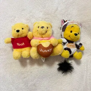 디즈니랜드 디즈니 스토어 곰돌이 푸 마스코트 묶음 판매 누이바