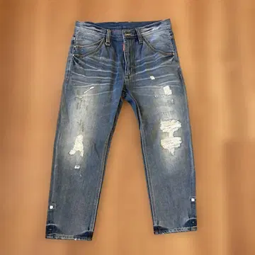 니콜 블루 데미지 데님 팬츠 사이즈 46