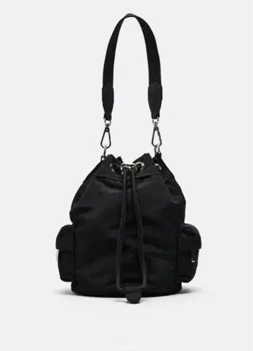 ZARA 테크니컬 패브릭 미니 버킷백 숄더백