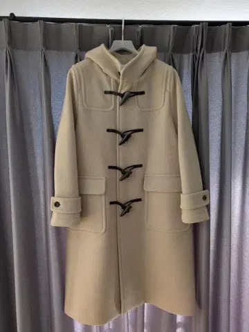 TOMORROWLAND 베이지 더플 코트