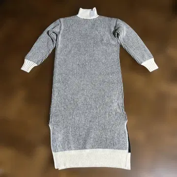 Lumier 뤼미에 스트라이프 니트 롱 원피스