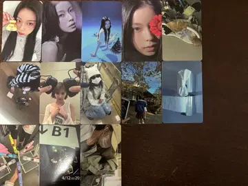 NMIXX Blue Valentine 규진 트레이딩 카드 컴플리트