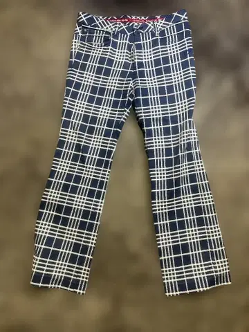 MASTER BUNNY EDITION 체크 무늬 팬츠 사이즈 5