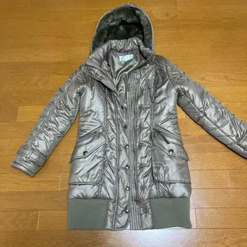 ZAZIE 미사용 카키 새틴 원단 1부분 하자 있음 (사진) 블루종 모즈