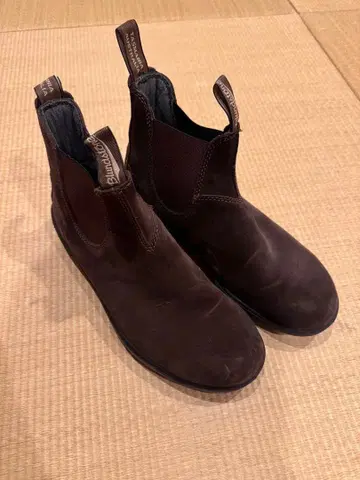 Blundstone 블런드스톤 사이드 고어 부츠 브라운