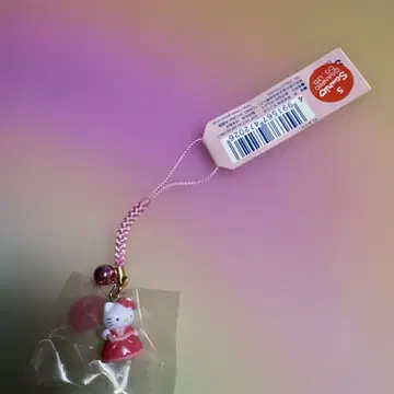 헬로키티 끈 달린 스트랩 고베 한정판 초레어