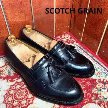 [새상품급] SCOTCHGRAIN 태슬 로퍼 블랙 25.5cm