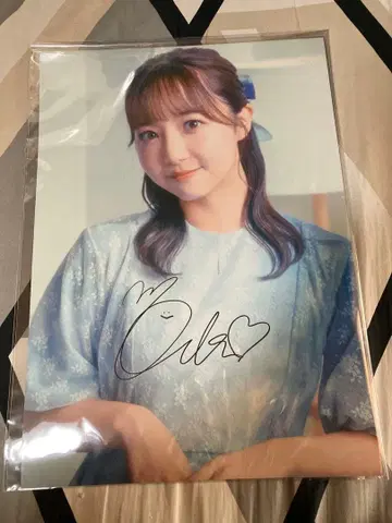 타이틀 미정 VDC 패널전 한정판 타다 모에카 친필 사인 A3 사진