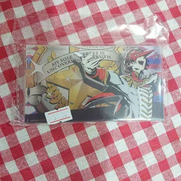 미개봉 새상품 페르소나 5 sega 중국 한정판 아케치 고로 아크릴 블록