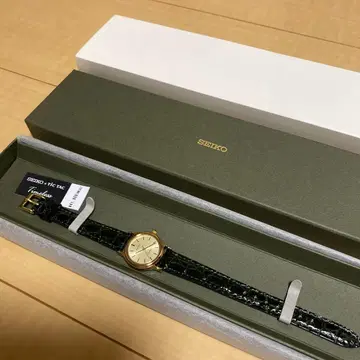 SEIKO 손목시계 Timeless 골드 그린