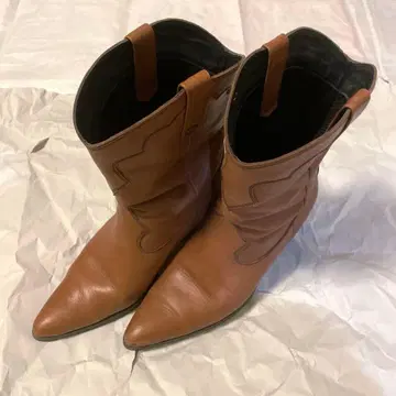 [ 즉시 구매 OK ] 여성용 웨스턴 부츠 빈티지 25cm