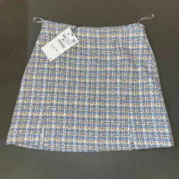 멀티 컬러 트위드 자켓 스커트 셋업