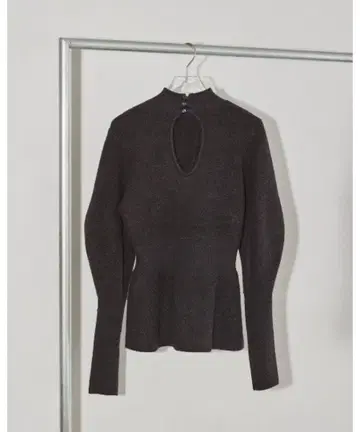 todayful 퍼프 슬리브 페름 라무 니트