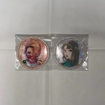 손끝와 사랑에 빠지다 캔뱃지 (코코로, 에마)