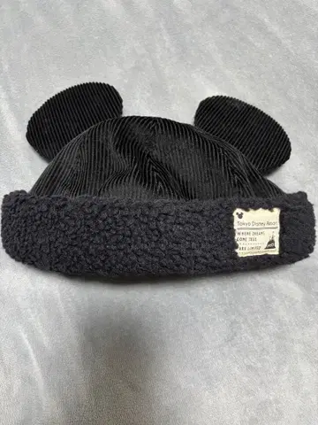 미키마우스 보아캡 블랙 디즈니