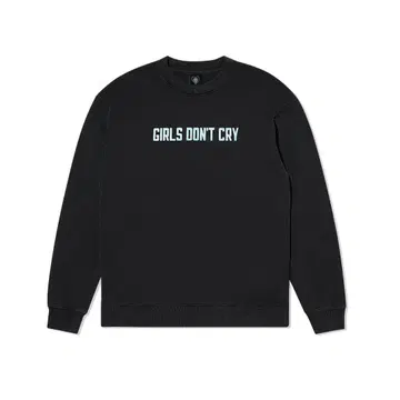 GIRLS DON'T CRY 로고 크루넥 M