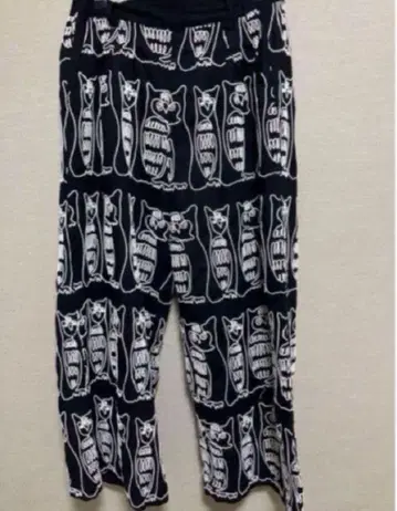 marble SUD 마블슈드 하카마 팬츠 올빼미 자수