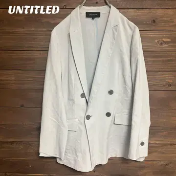 [언타이틀] UNTITLED 더블 브레스트 자켓 얇은 소재 M