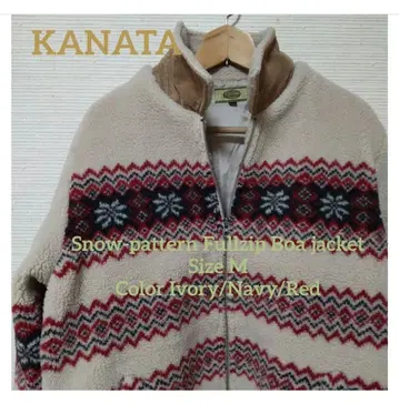 카나타 눈 패턴 풀 집업 자켓 사이즈 M
