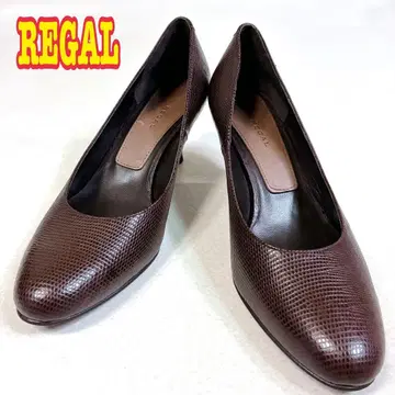 REGAL 리걸 라운드토 아몬드토 펌프스 힐 일본제
