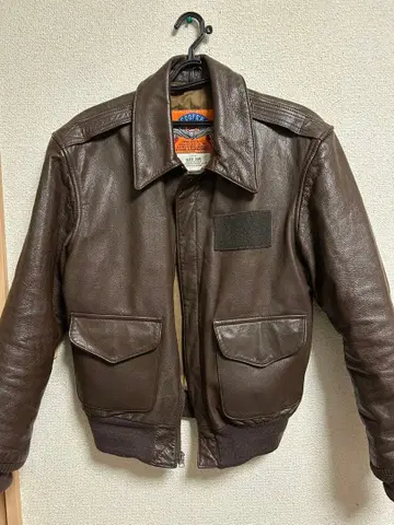 COOPER A-2 가죽 자켓 36R 브라운