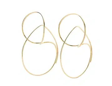 Hirotaka 플로팅 후프 귀걸이 한쪽