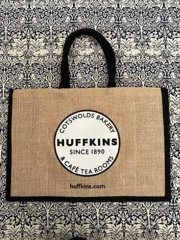 [ 새상품 ] [ 레어 ] HUFFKINS 토트백 대 베이지 블랙