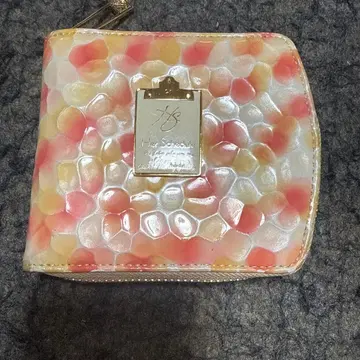 하스 스케줄 2단 접이식 지갑