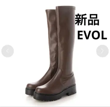 EVOL 이볼 브라운 롱 부츠 S