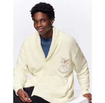 보들보들한 느낌 라운지 가디건 GU 별의 커비 콜라보 남성용 L