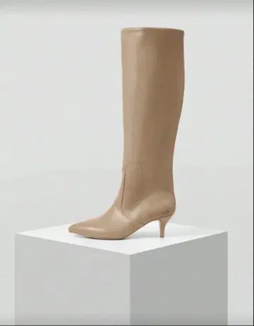 베이지 롱 부츠