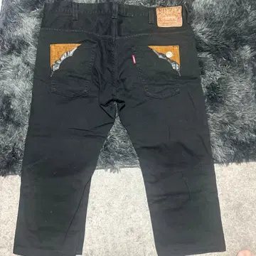 EDWIN 블랙 데님 472XVB 사이즈 40