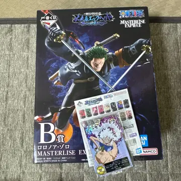 오늘 발송 가능 원피스 MASTERLISE 조로 B상 피규어 제일복권