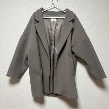 LOWRYSFARM 울 라이크 루즈핏 자켓 모카 코트