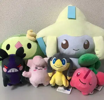 포켓몬 봉제 인형 지라치 유니런 모르페코 묶음 판매 새상품 택 포함
