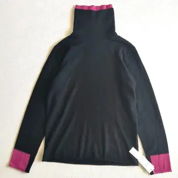 새상품 갤러리 바이 스코틀랜드 캐시미어 니트 바이컬러 터틀넥