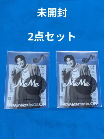 [ 미개봉 ] 메구로 렌 클리어 스티커 2개 세트