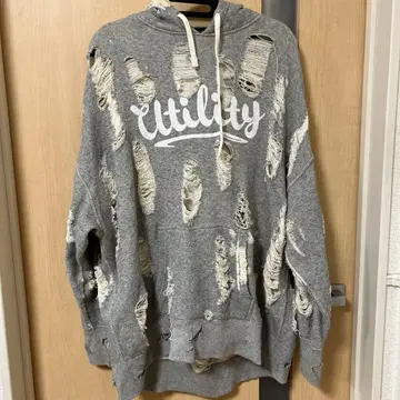 Utility 데미지 가공 후디