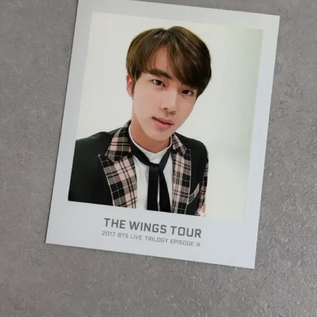 방탄소년단 윙즈투어 진 포토카드 석진 미니포카