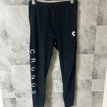 CRONOS 블랙 조거 팬츠