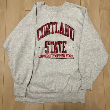 90s Champion Cortland State XX-Large 그레이