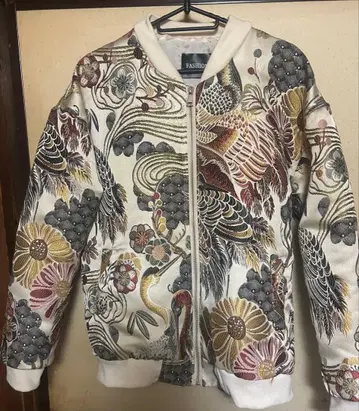 자수 일본풍 패턴 자켓 점퍼 새상품급