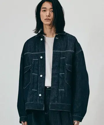 WYM HEAVY OZ WIDE DENIM SET-UP