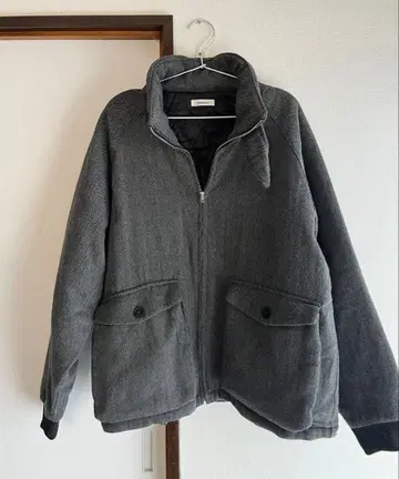 ONCILY 트위드 충전솜 스탠드 블루종