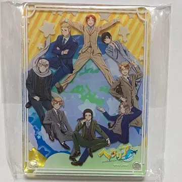 헤타리아 world stars 키 비주얼 아트 패널 아크릴 스탠드